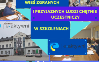 Obraz przedstawiający E-aktywni VI-tych już spotkań szkoleniowych realizowanych w gminie Jerzmanowa - 09-11.03.2020 r.