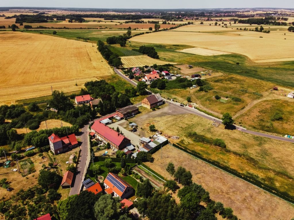 Zofiówka z lotu ptaka