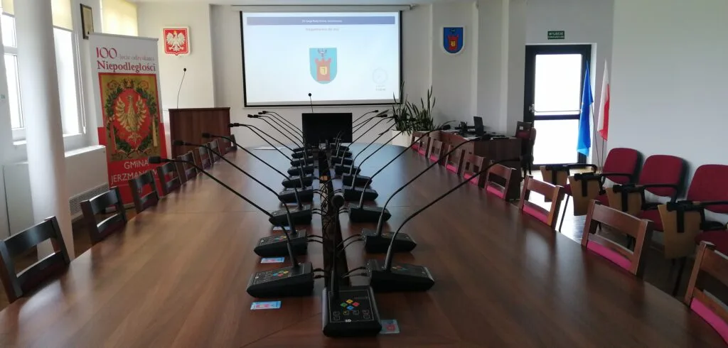 Sala Obrad Urzędu Gminy Jerzmanowa